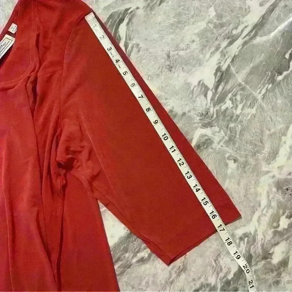 Simonton Says Womens  Dark Pink Top Plus Size 2X - Picture 5 of 8